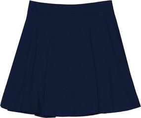 img 3 attached to 👗 Active Girls' Clothing: Pink Peacock Simple Skater Skort