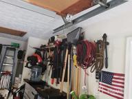 img 1 attached to StoreYourBoard Tool Storage Rack, Max, Wall Mount Tools Home And Garage Organizer Storage System, Steel Gear Hanger review by Haji Anderson