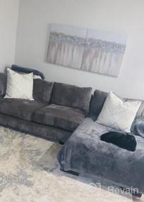 img 5 attached to Добавьте стиля своему дивану с роскошными наволочками для поясницы 12X20 - набор из 2 предметов