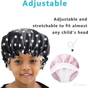 img 1 attached to 🎀 YAFIYGI Baby Satin Bonnet: Reversible Silk Sleep Cap for 6-36 Months Babies & Teens