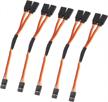 5pcs 150mm y type extension lead wire cable for futaba jr y harness servo - perfect for extending! logo