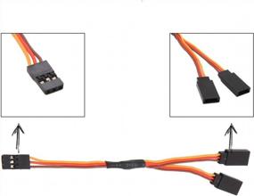 img 2 attached to 5 шт. 150 мм Y-образный удлинительный кабель для Futaba JR Y Harness Servo-идеально подходит для удлинения!
