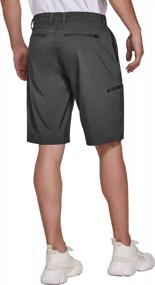 img 2 attached to PULI Men'S Golf Hybrid Shorts - Casual Chino With Stretch, Quick Dry Technology And Pockets For A Comfortable And Lightweight Fit