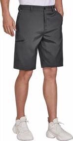 img 3 attached to PULI Men'S Golf Hybrid Shorts - Casual Chino With Stretch, Quick Dry Technology And Pockets For A Comfortable And Lightweight Fit