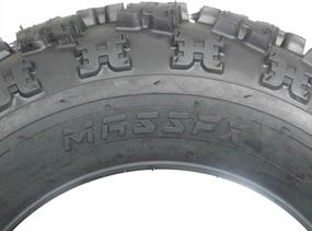 img 1 attached to MASSFX 4 Set 21X7-10 20X10-9 ATV Tires Durable 6 Ply Dual Compound Curved Tread