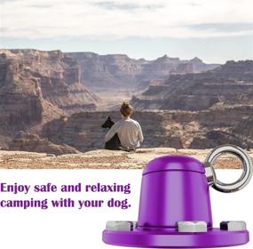 img 3 attached to Runner Camping Swivel Heavy Purple