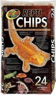 zoomed repti chips: premium 24 quarts substrate for optimal reptile habitat logo