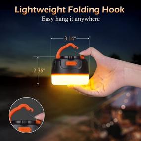 img 1 attached to Siivton Camping Lantern Rechargeable: 6400mAh Power Bank, Remote Control, Magnetic 🏕️ Base, Waterproof, Portable LED Tent Light for Camping, Hurricane, Hiking, Emergency & Home