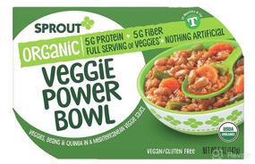 img 4 attached to 🥦 Sprout Organic Baby Food, Mediterranean Veggie Power Bowl with Beans & Quinoa, 5 Oz Bowl (8 Count) - Ideal for Toddlers & Infants