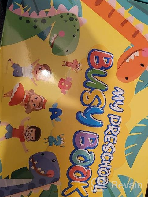 img 1 attached to LOOIKOOS Pre-School Learning Activities Busy Book: Montessori Toys, Autism Materials, Educational Tracing & Coloring For Toddlers review by Samuel Bowen