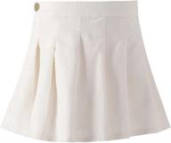 welaken corduroy toddler fashion bottoms girls' clothing : skirts & skorts logo