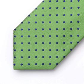 img 1 attached to HISDERN Handkerchief Wedding Necktie Set: Ideal 👔 for Ties, Cummerbunds, and Pocket Squares - Men's Accessories