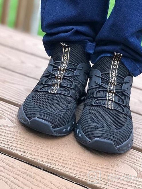 img 1 attached to Explore the Outdoors with 👟 Little Purple Boys' Walking Drainage Barefoot Shoes review by James Hardin