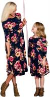 floral maxi dresses for matching mommy and me outfits - perfect casual summer family clothing logo