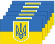 stickers ukrainian 5 inches 3 inches waterproof logo