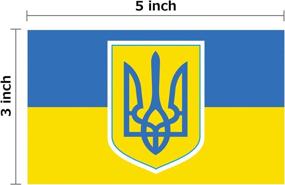 img 3 attached to Наклейки Украинские 5 дюймов 3 дюйма Водонепроницаемый