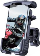 📱 secure motorcycle phone mount: sturdy design for 4.5"-7" phones - easy pick & place logo