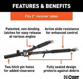 img 2 attached to Equip Your RV For Safe Towing With The CURT 70001 Rambler Steel Tow Bar