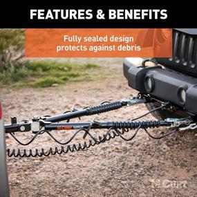 img 1 attached to Equip Your RV For Safe Towing With The CURT 70001 Rambler Steel Tow Bar