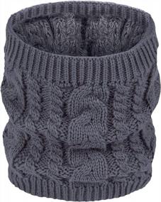 img 2 attached to 2-Pack Neck Warmer Scarves: Windproof Winter Warmth For Women & Men - Loritta Gifts!
