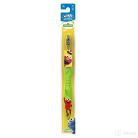 img 2 attached to Sesame Street Toothbrush for Kids 🦷 by Crest: Gentle Dental Care for Little Ones