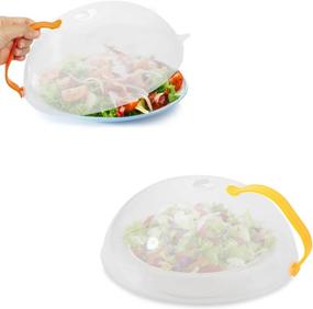 img 4 attached to Lauon Microwave Splatter Cover With Steam Vents - Set Of 2 For Safe & Clean Cooking