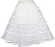 white long petticoat slip for authentic german dirndl dress logo