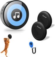 🔔 enenal wireless dog doorbell: effective 4 modes doggie doorbell for potty training with waterproof touch button & 20 melodies (includes training clicker) logo