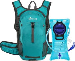 img 4 attached to Arvano Hydration Backpack: 2L TPU Water Bladder, Insulated Cooling up to 🎒 4 Hours, Ideal for Cycling, Biking, Skiing, Hiking - Men's & Women's Daypack Bag