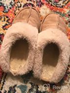 img 1 attached to Stay Cozy & Stylish With Women'S Memory Foam Slip-On Slippers - Fluffy, Soft & Warm For Indoor/Outdoor Use review by Tyler Spencer