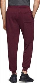 img 3 attached to Men'S Winter Fleece Jogger Pants By TSLA - Athletic Sports Sweatpants For Running & Exercise