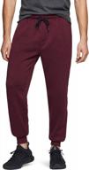 men's winter fleece jogger pants by tsla - athletic sports sweatpants for running & exercise logo