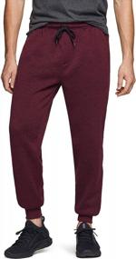 img 4 attached to Men'S Winter Fleece Jogger Pants By TSLA - Athletic Sports Sweatpants For Running & Exercise