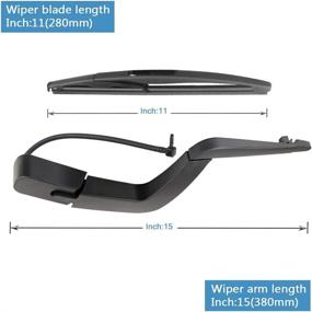 img 3 attached to 🚘 OEM-Style Rear Wiper Arm Blade Replacement for GMC Acadia & Saturn Outlook 2007-2012