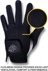 img 3 attached to Испытайте комфорт и долговечность с перчатками для гольфа CaddyDaddy Claw для мужчин