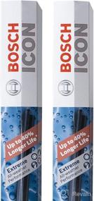 img 4 attached to 🧼 Bosch ICON Wiper Blades 26A16A (Set of 2) – Longer Life, Fits Honda, Nissan, Subaru, Toyota +More