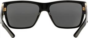 img 1 attached to 😎 Stylish Protection: Versace Sunglasses VE4296 in Classic Black Acetate