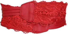 img 3 attached to Womens Leather Around Style Waist Women's Accessories ~ Belts