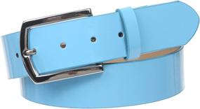 img 2 attached to Nickel Synthetic Leather Fashion Patent Women's Accessories and Belts