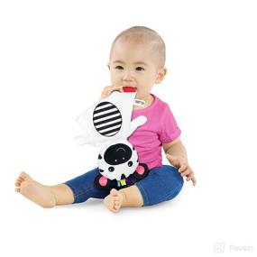 img 1 attached to 🦓 Baby Einstein Zen The Zebra Sensory Plush Teether Toy: Perfect for Newborns and Beyond