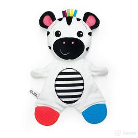 img 3 attached to 🦓 Baby Einstein Zen The Zebra Sensory Plush Teether Toy: Perfect for Newborns and Beyond