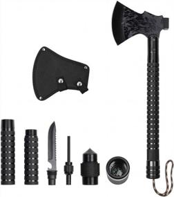 img 4 attached to LIANTRAL Portable Multi-Tool Survival Axe: Your Reliable Partner For Outdoor Activities