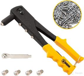 img 4 attached to 🔧 XINQIAO Pop Rivet Gun Kit: Premium Riveters with M 200 Rivets Included - Ultimate Riveting Solution