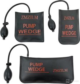 img 4 attached to 🚗 ZMZILM Full Professional Car Kit Air Wedge Pump | Leveling Kit & Alignment Tool | Inflatable Shim Bag (Size A) - Enhanced SEO