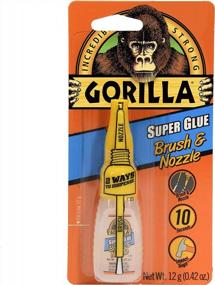 img 3 attached to 10 Pack Of Gorilla Super Glue Clear With Brush & Nozzle Applicator, 12 Gram Each