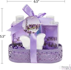 img 1 attached to Luxe Lavender Scented Ultimate Home Gift Basket: A Perfect Present for the Home