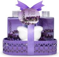 luxe lavender scented ultimate home gift basket: a perfect present for the home logo