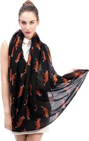 img 1 attached to Lina Lily Womens Infinity Lightweight Women's Accessories : Scarves & Wraps