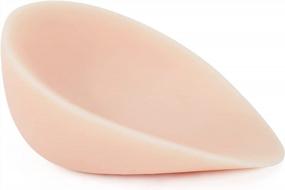 img 3 attached to Teardrop Silicone Breast Forms - Classic One Piece Design For Durable And Comfortable Sleep, Mastectomy Prosthesis Bra Pad Enhancers By Vollence