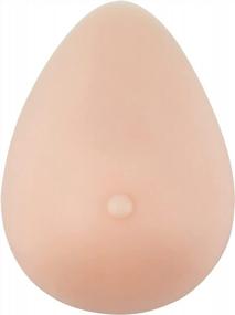 img 4 attached to Teardrop Silicone Breast Forms - Classic One Piece Design For Durable And Comfortable Sleep, Mastectomy Prosthesis Bra Pad Enhancers By Vollence